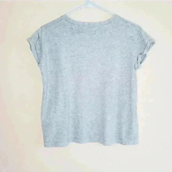 MinkPink life of the party gray short sleeve tee - Picture 5 of 10